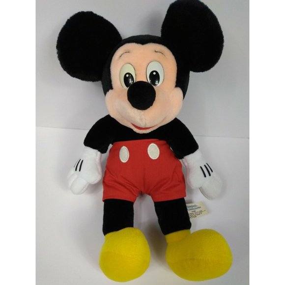 VINTAGE Disneyland Walt Disney World Mickey Mouse Plush Stuffed Animal 14" 1980s - Picture 1 of 11